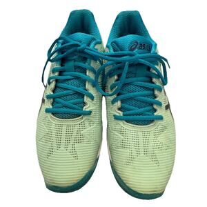 Size 7 - ASICS Solution Speed 3 Mint Green/Blue